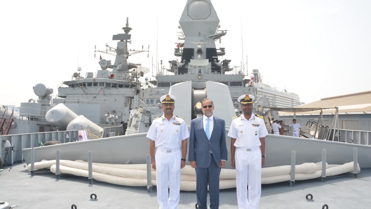 Naval ships exercise to boost UAE-India ties