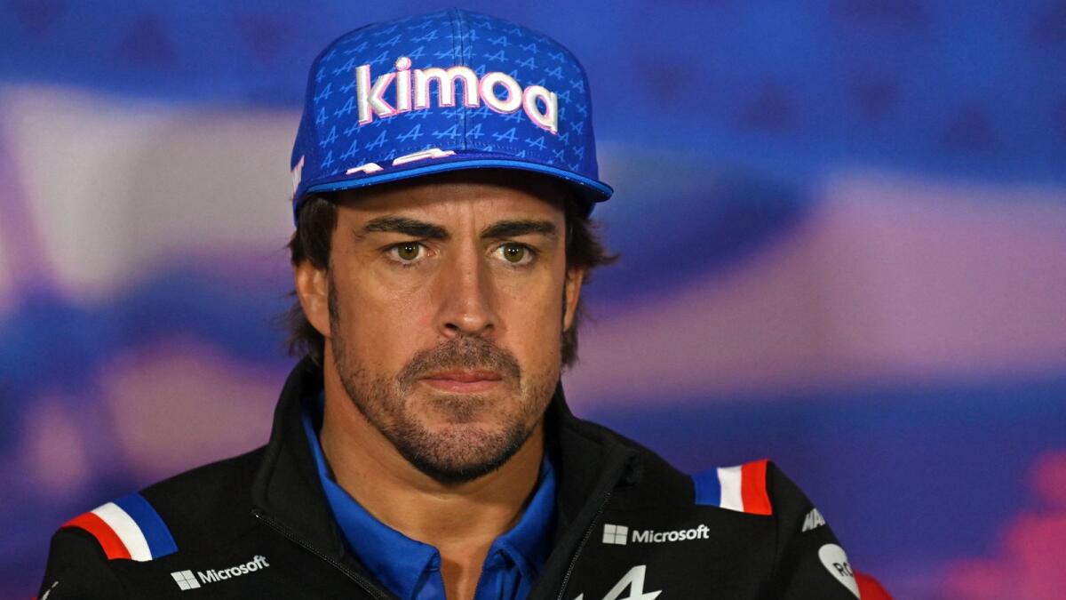 Double world champion Fernando Alonso. — AFP