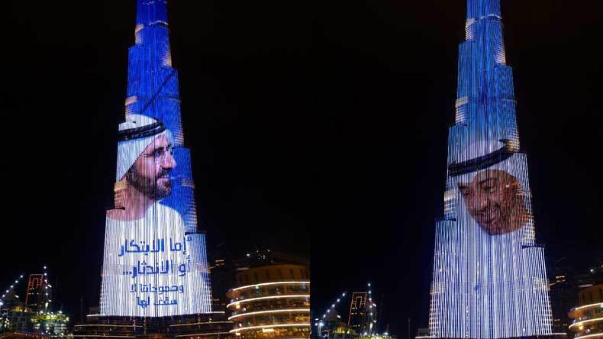 Innovation Month ends with Burj Khalifa show in Dubai