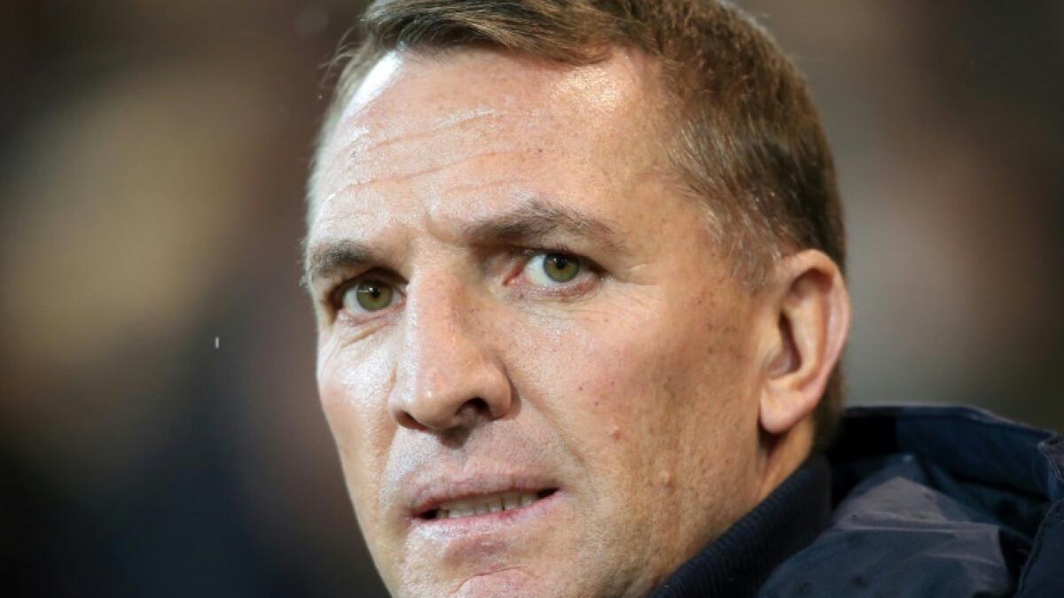 Leicester City manager Brendan Rodgers said Friday he had contracted the coronavirus in March. - AFP file