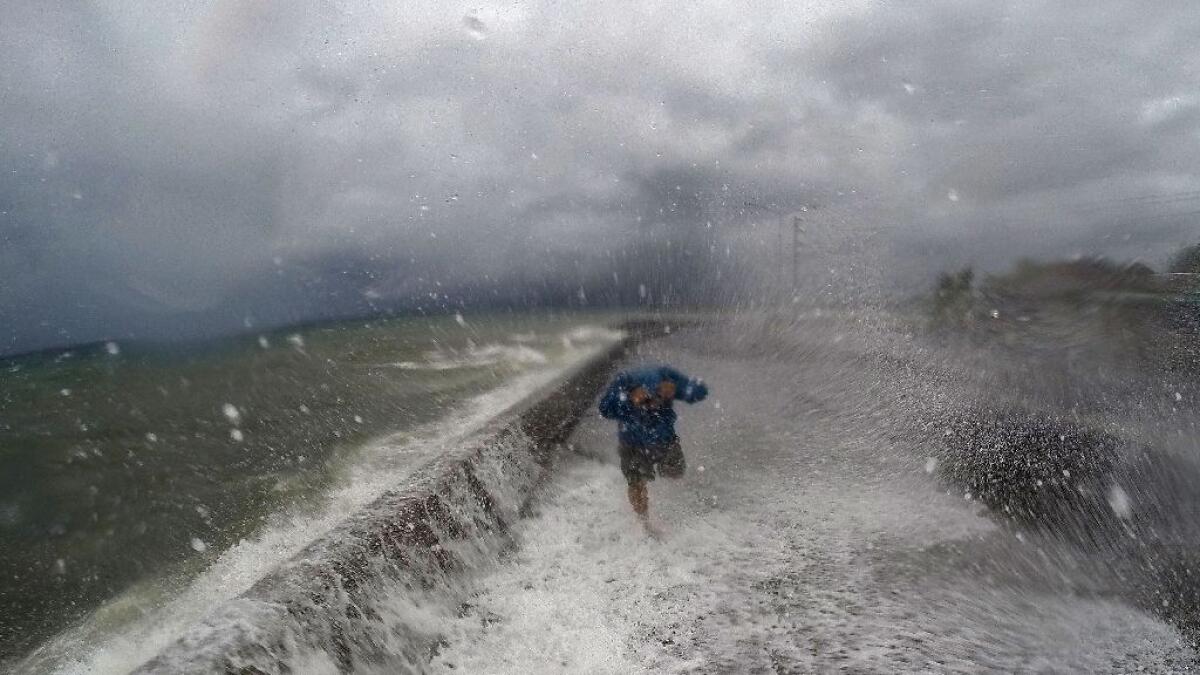 Powerful typhoon slams into the Philippines