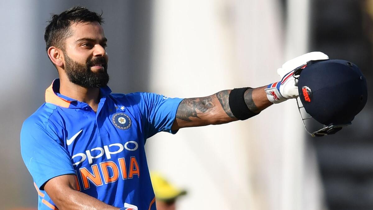 Virat Kohli has been nominated for the ICC Player of the Decade Award. — AFP