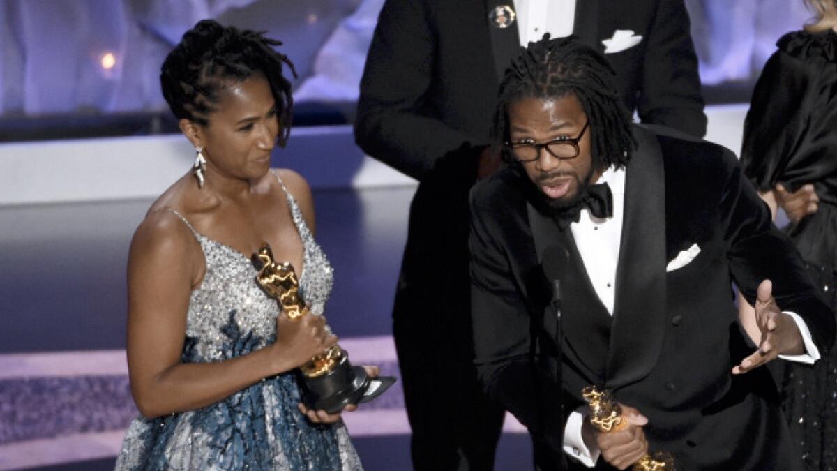 Matthew A. Cherry became the second former athlete to win an Academy Award Sunday for best animated short.Cherry, a former NFL player, and Karen Rupert Toliver won for ‘Hair Love.’The animated short began as a Kickstarter project and has gone on to become critically acclaimed.