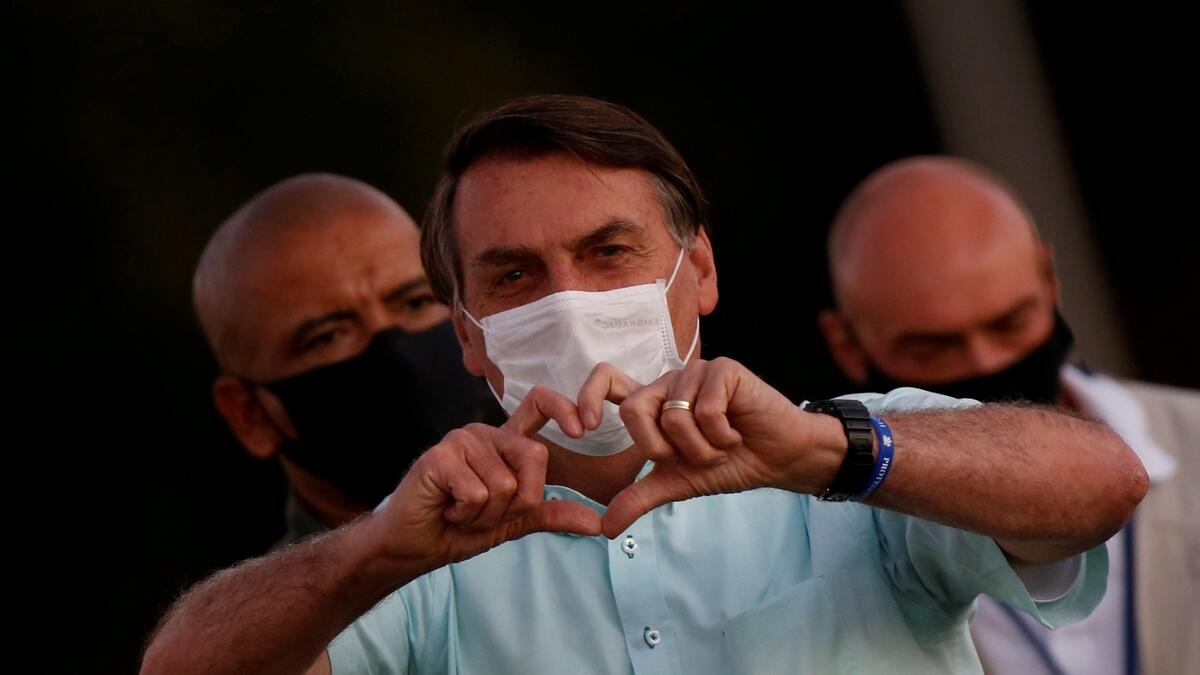 Brazilian, President, Jair Bolsonaro, tests, positive, coronavirus, Covid-19, again