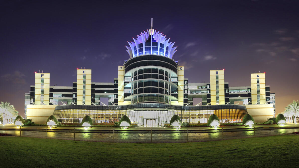 The headquarters of Dubai Silicon Oasis Authority, one of the three free zones under  the Dubai Integrated Economic Zones Authority. — File photo