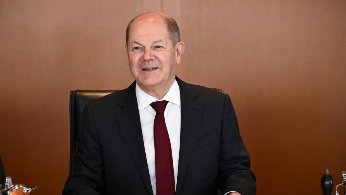 This will be Olaf Scholz's first trip to India after he took charge as German Chancellor. — Reuters file