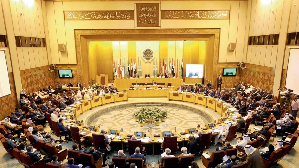 Arab foreign ministers meet in Cairo during a regular session to discuss latest developments in the Middle East region. — Reuters