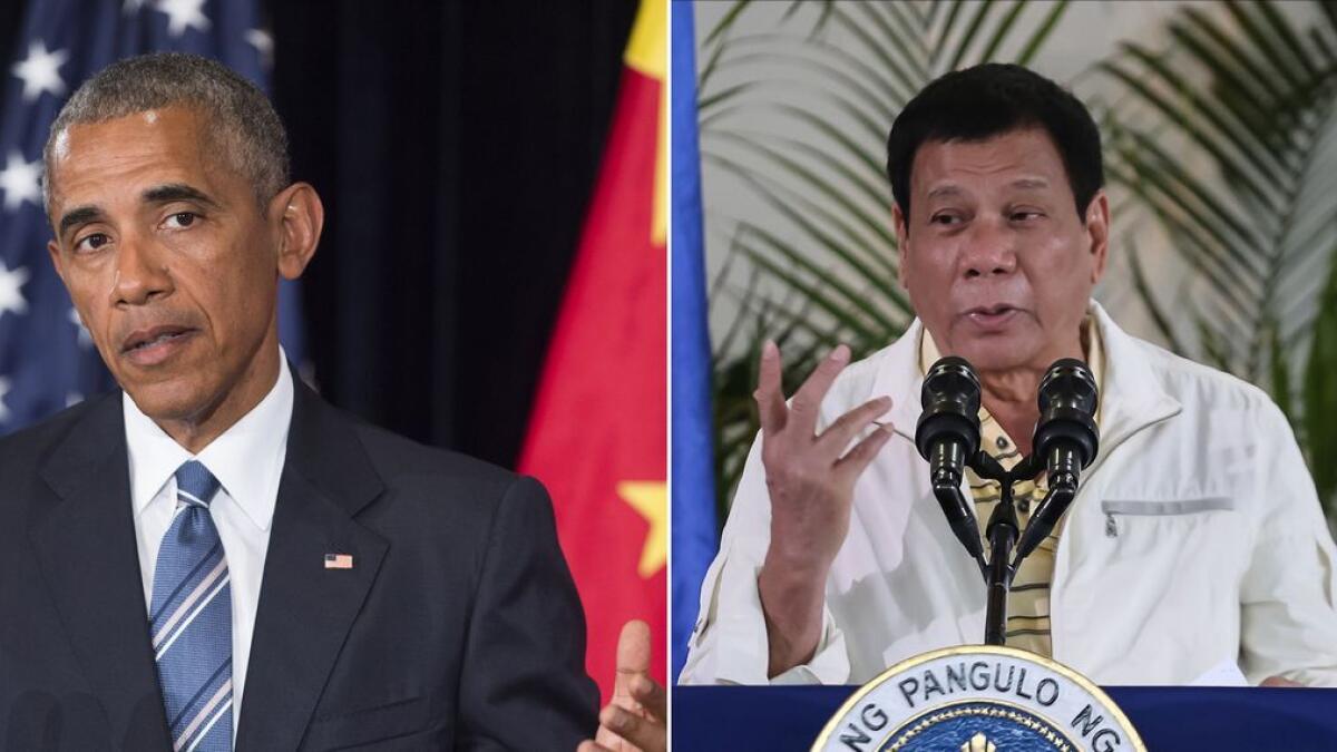 Obama cancels Duterte meeting after colourful insult