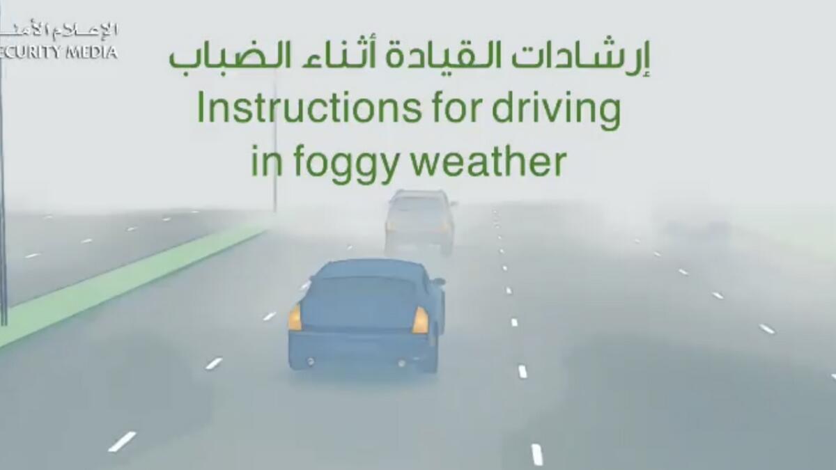 Authorities have warned drivers of 'low visibility due to fog formation on highways'. Motorists were urged to take caution and follow the directions because of the dense fog in the early morning in most parts of the country.