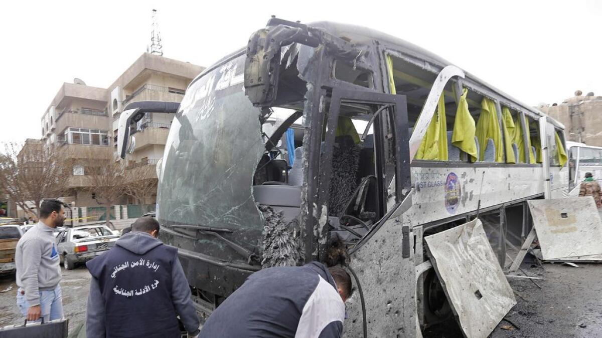 46 pilgrims dead in twin Damascus bomb attack