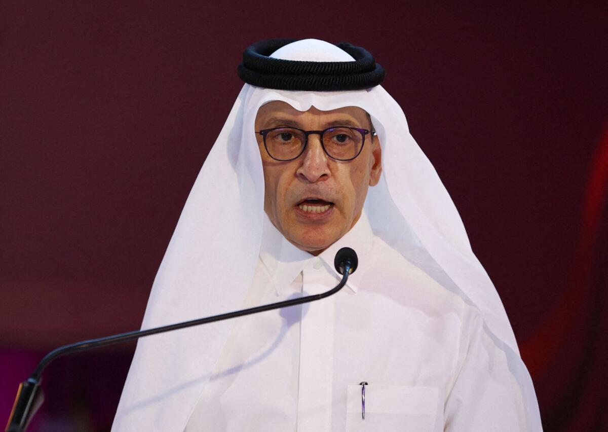 FILE PHOTO: Akbar Al Baker, QR Group CEO during the FIFA Legends Event on Dec 11, 2022. Photo: Reuters