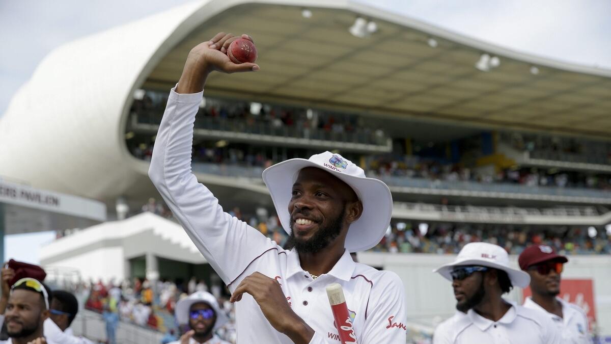 Part-time spinner Chase stars as Windies crush England