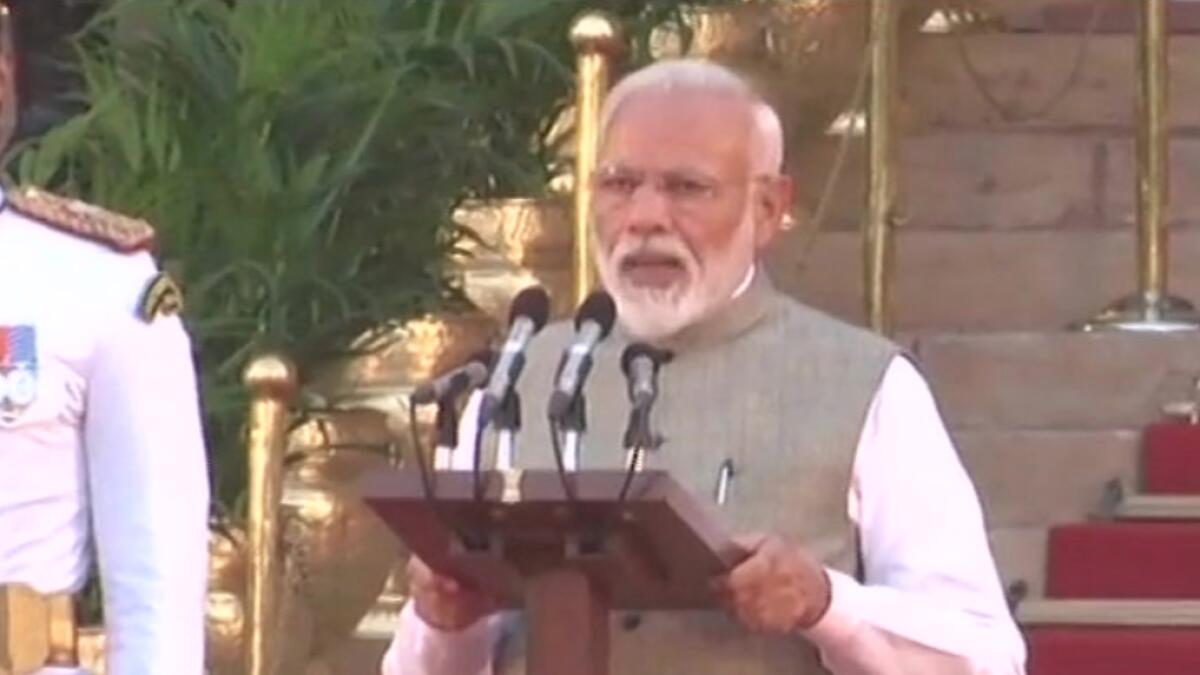 Narendra Modi takes oath as Indias prime minister