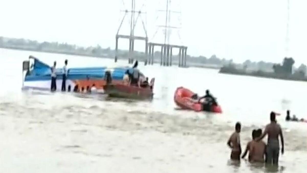 The incident occurred at Ibrahimpatnam Ferry Ghat. 