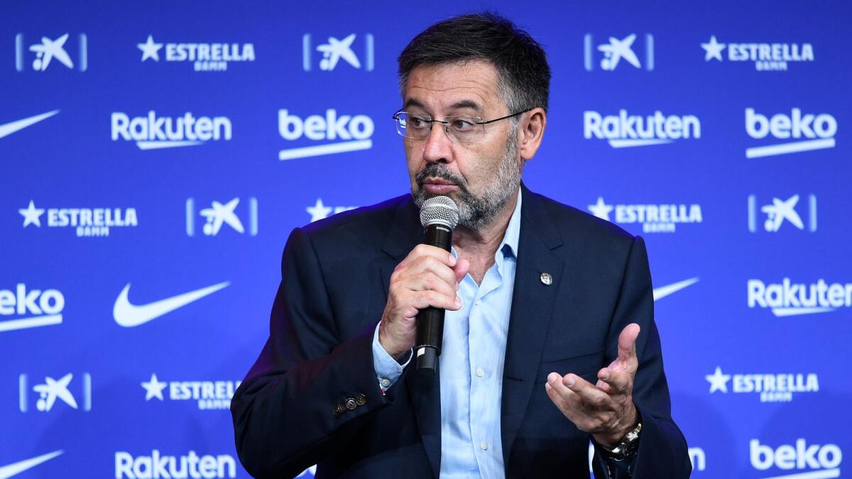 Bartomeu said he accepted a proposal on Monday for Barcelona to play in 'a future European Super League' which 'would guarantee the financial stability of the club'.