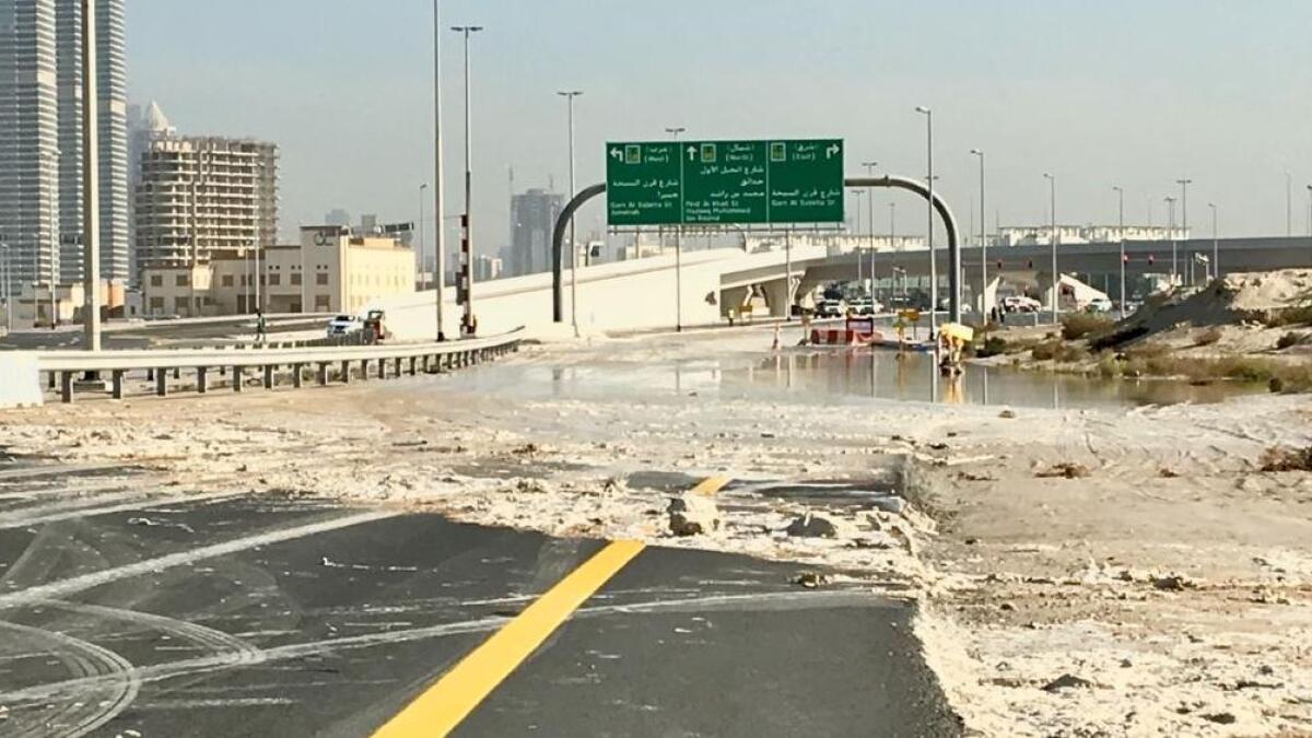 Burst water pipes cause congestion in Dubai’s Discovery Gardens