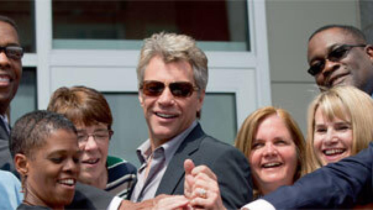 Bon Jovi helps open low-income housing in Philly