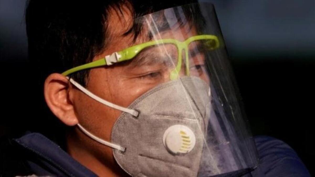 N-95 masks with valved respirators, coronavirus, asymptomatic