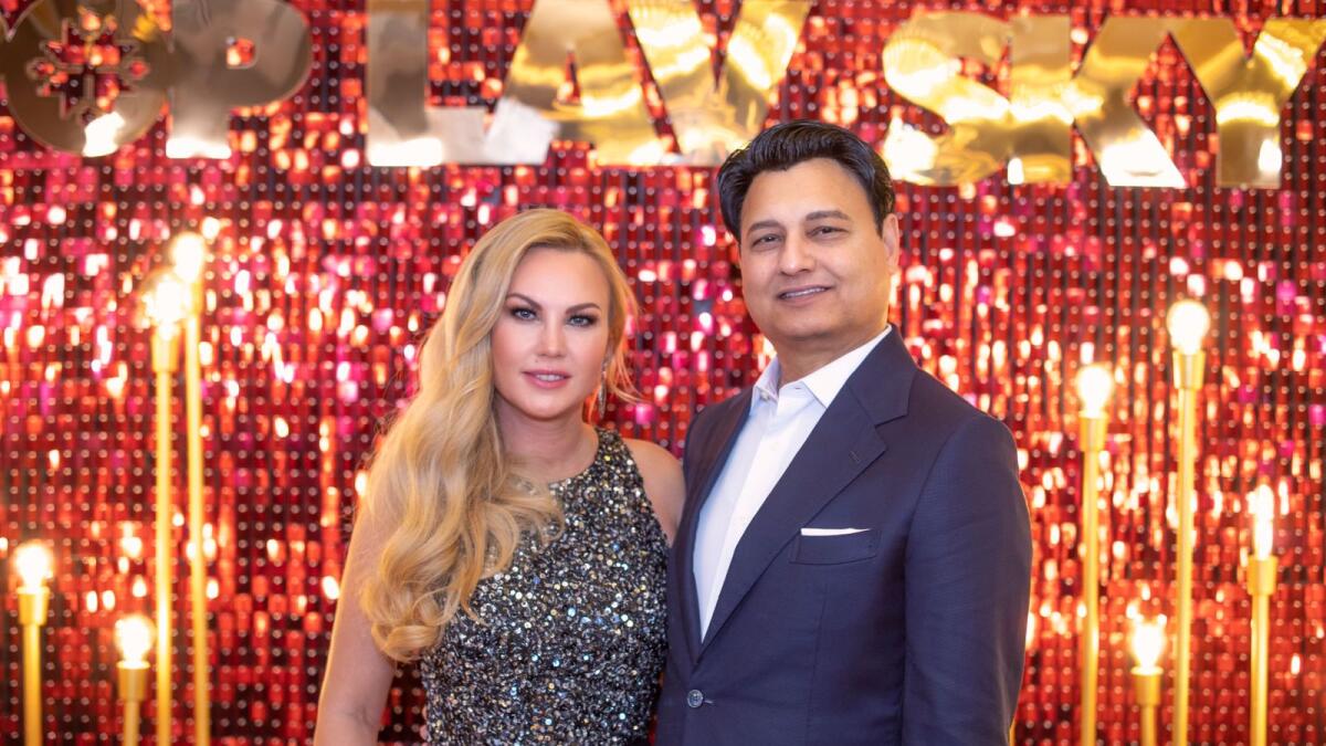 British Pakistani businessman Mohammad Zahoor and his Ukrainian wife Kamaliya. Photo: Supplied
