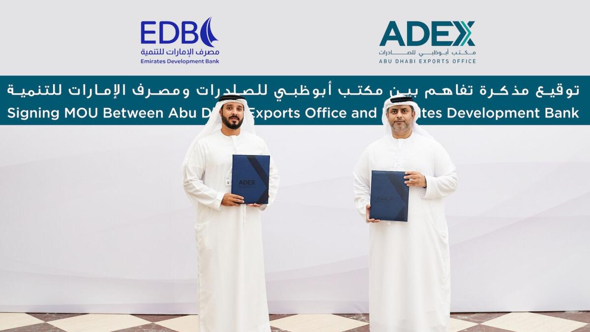 EDB and ADEX to host workshops for Emirati exporters and manufacturers to improve their business potential