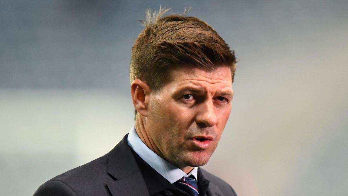 Steven Gerrard, who made an astonishing 710 appearances for his boyhood club Liverpool, was installed as the manager at Aston Villa. — AFP file