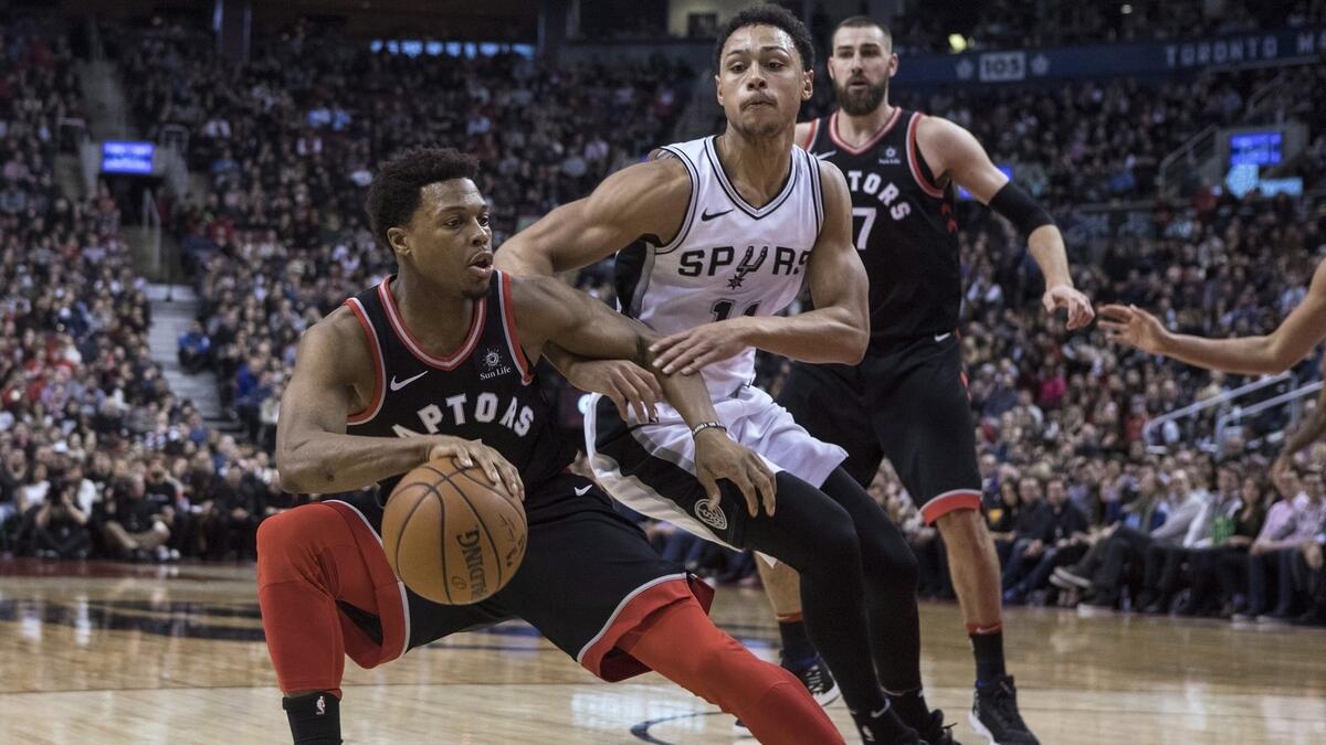 Lowry sizzles as Raptors edge past Spurs at home