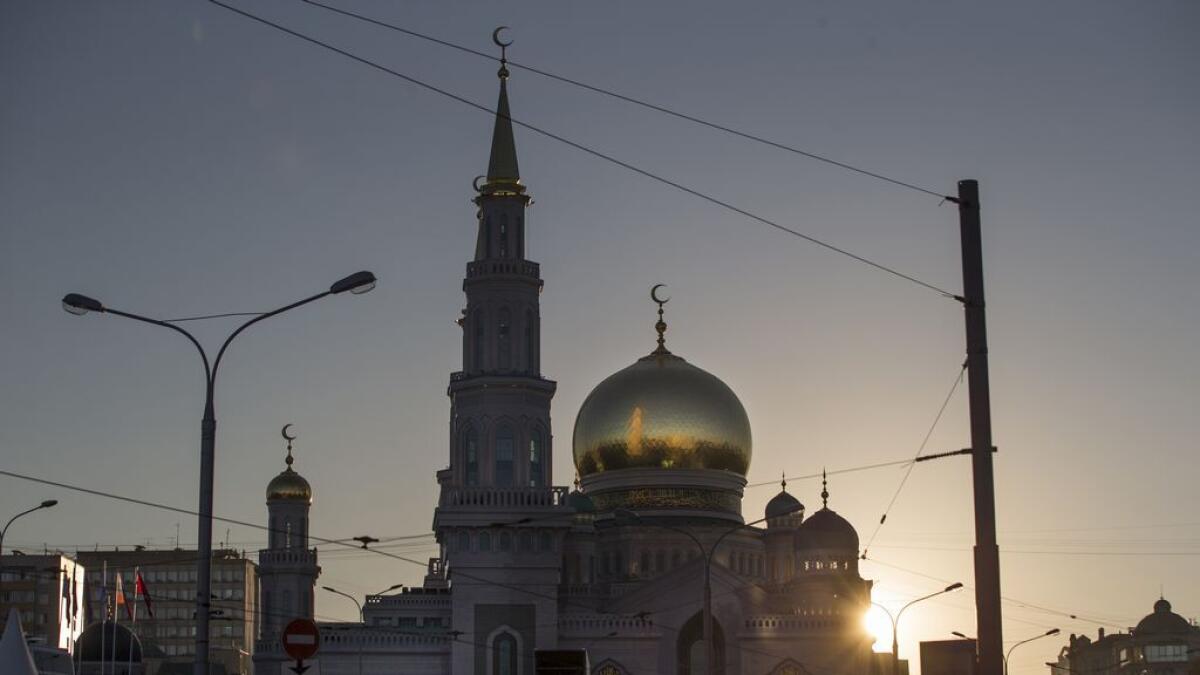 Mosque opening in Moscow attended by Putin, Erdogan