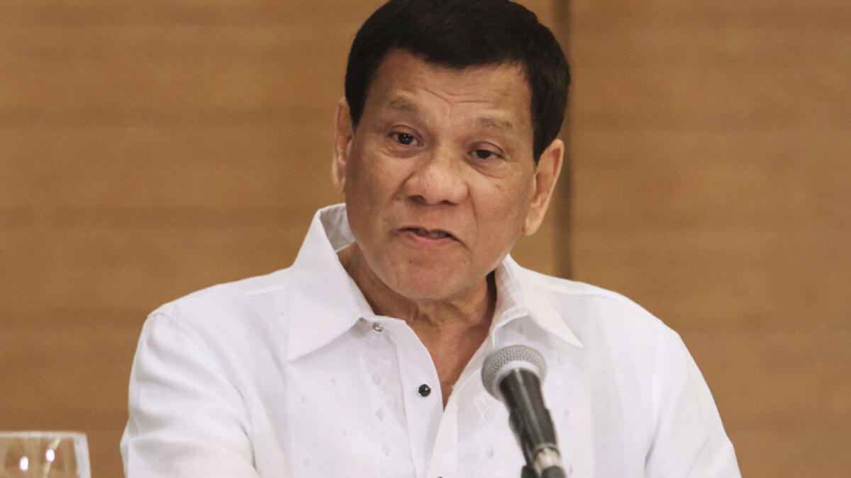Not in million years does ICC have right to try me: Duterte