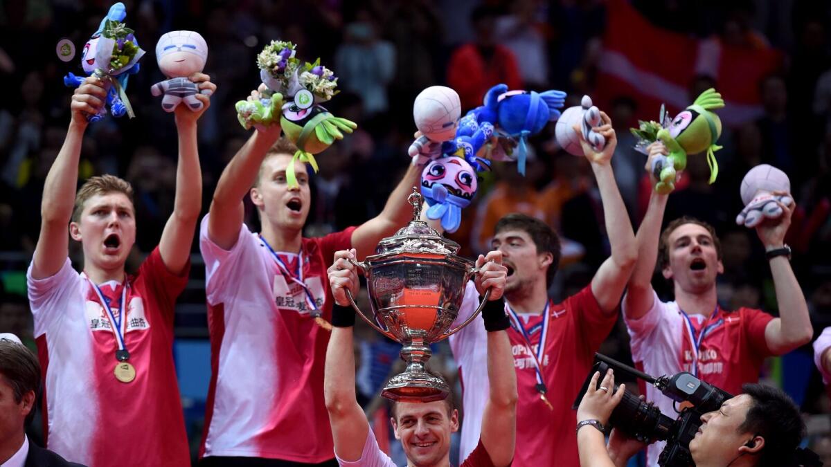 Denmark pip Indonesia to seal landmark Thomas Cup victory