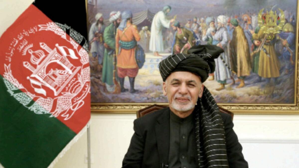 Afghan President Ashraf Ghani. — Reuters file
