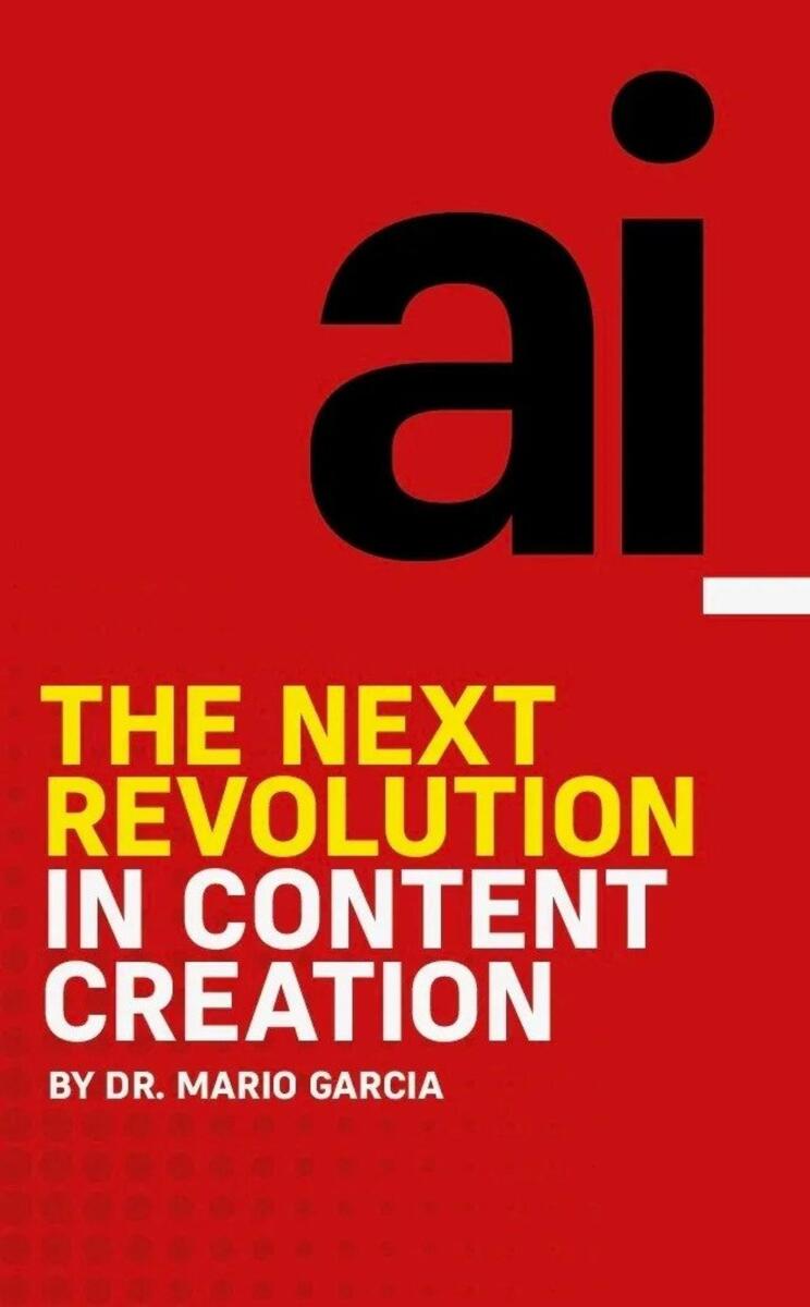 Dr Garcia’s book, to be published in late fall 2023, will focus on the next big content revolution.