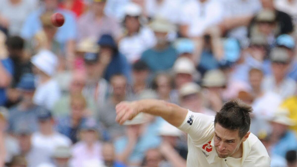 England's Chris Woakes was named in England’s 17-member squad for the series that begins in Brisbane on December 8. — AP file