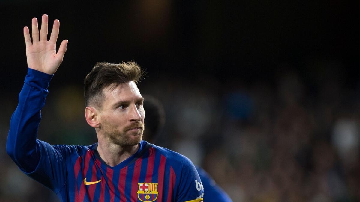 WORRIED: Lionel Messi hopes to turn things around.