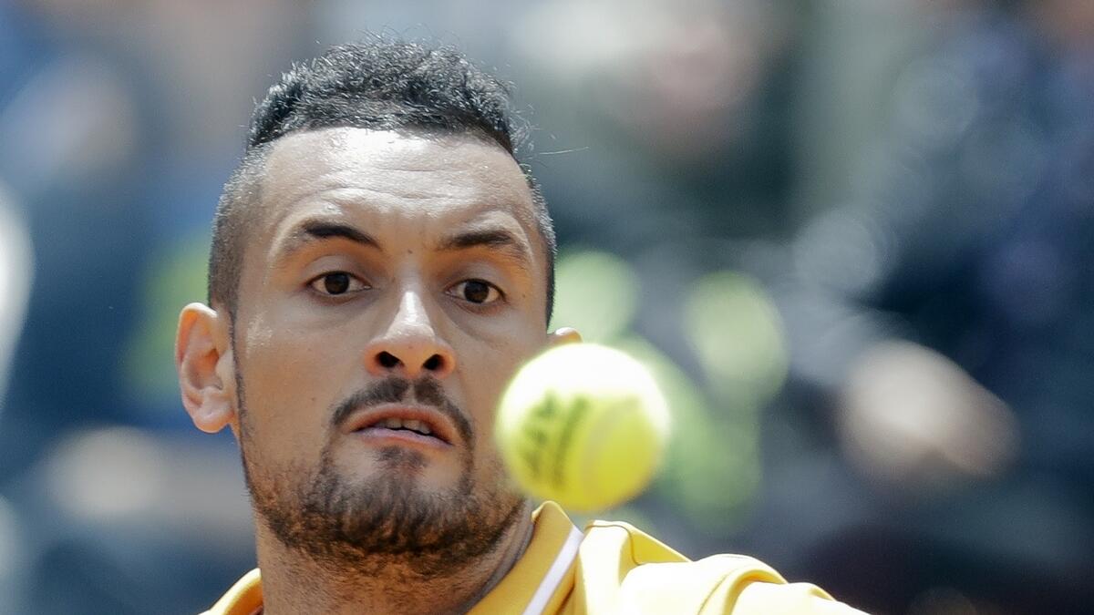 Kyrgios disqualified from Italian Open