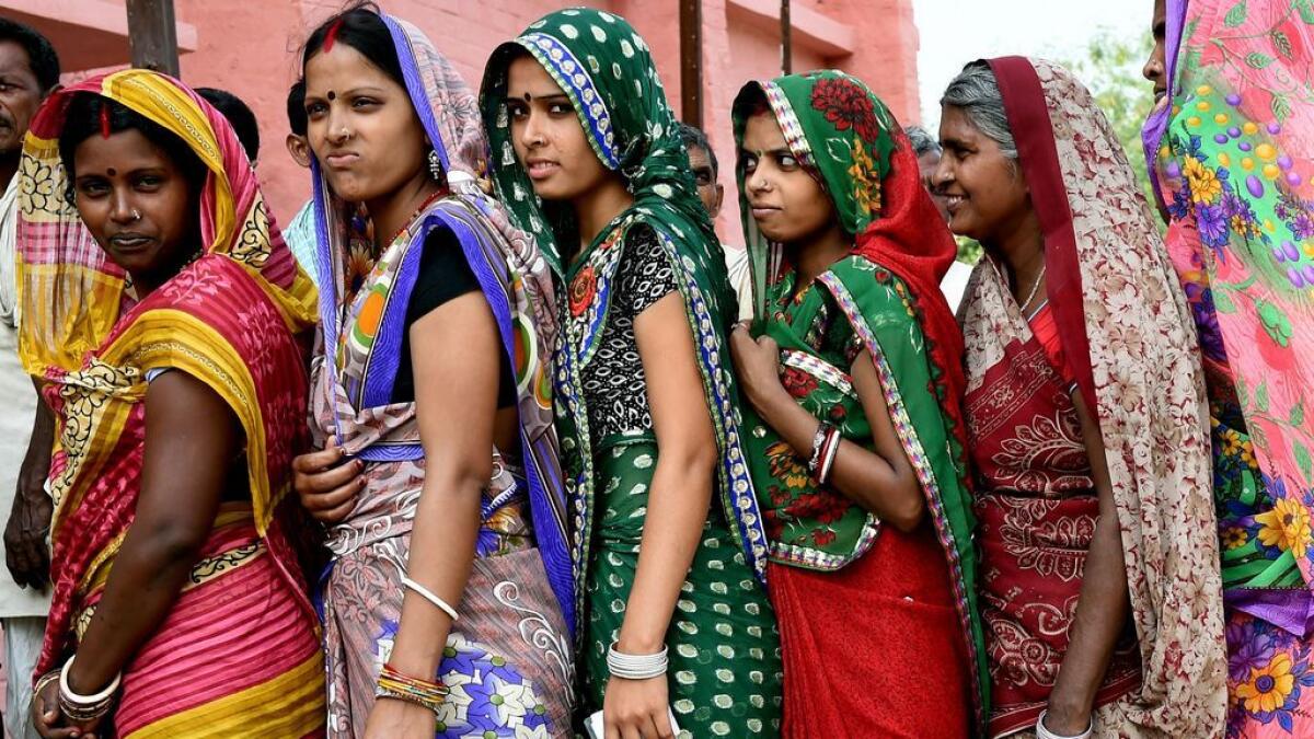 Bihar polls: Voters queue up to cast ballot