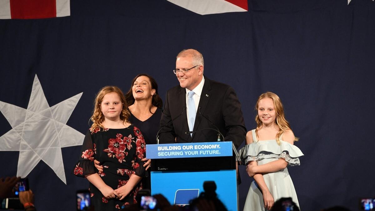 Australian PM Scott Morrison wins surprise election