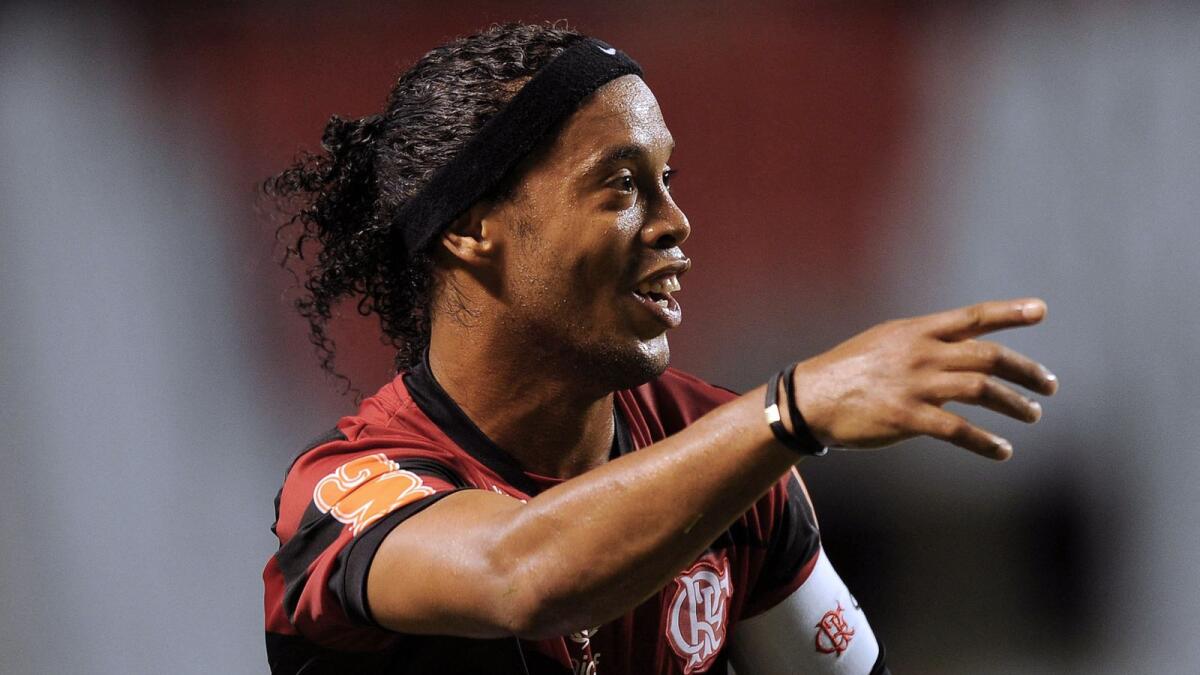 Ronaldinho, the two-time World Player of the Year. (AFP file)