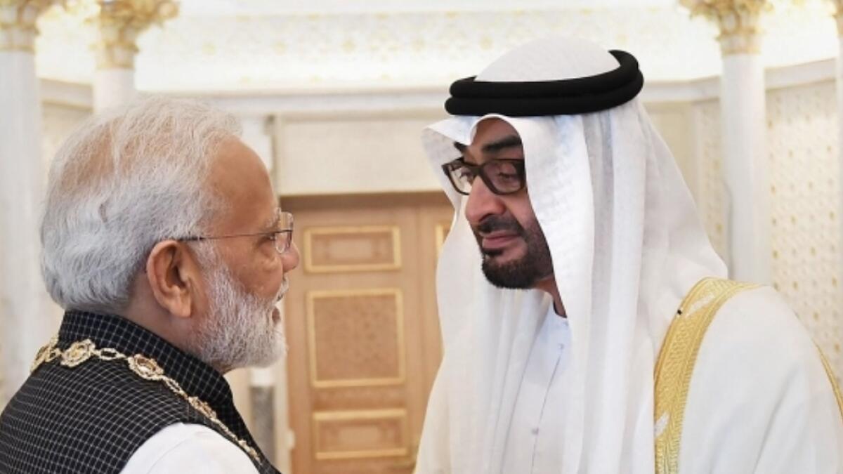 Modi, Suhail al Ketbi, sheikh mohamed bin zayed al nahyan, uae, india