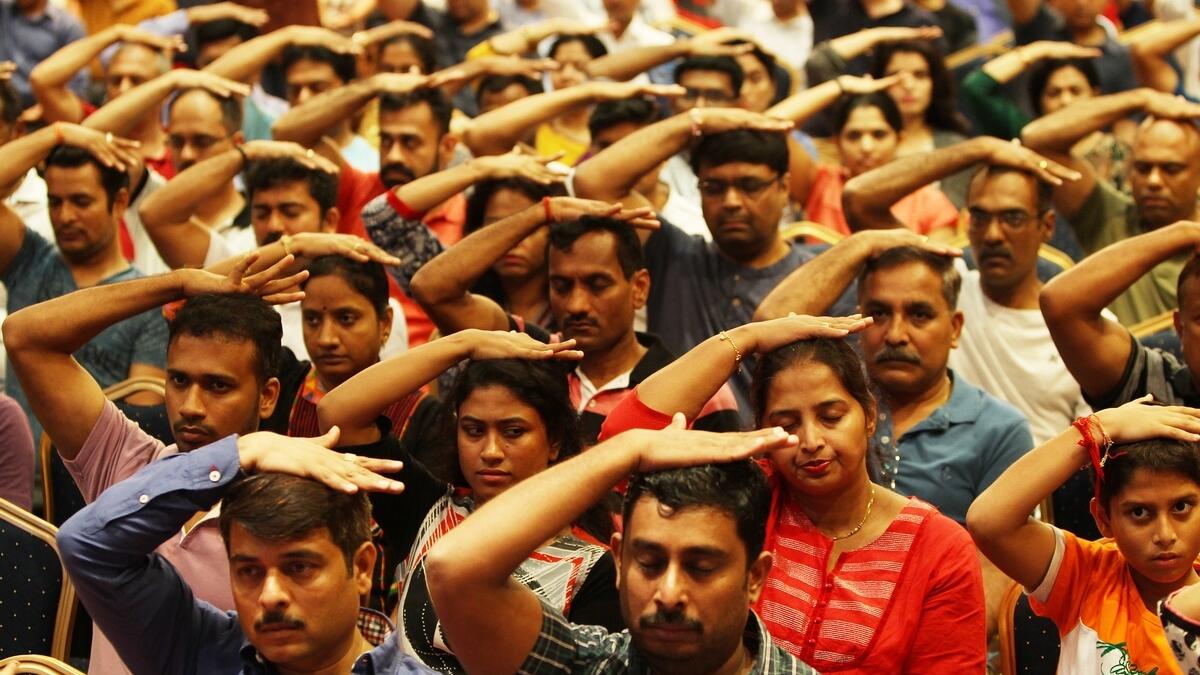 Over 300 achieve self realisation at yoga event
