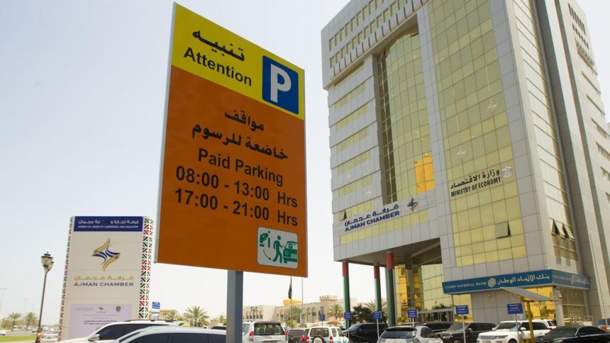 New parking fees in Ajman
