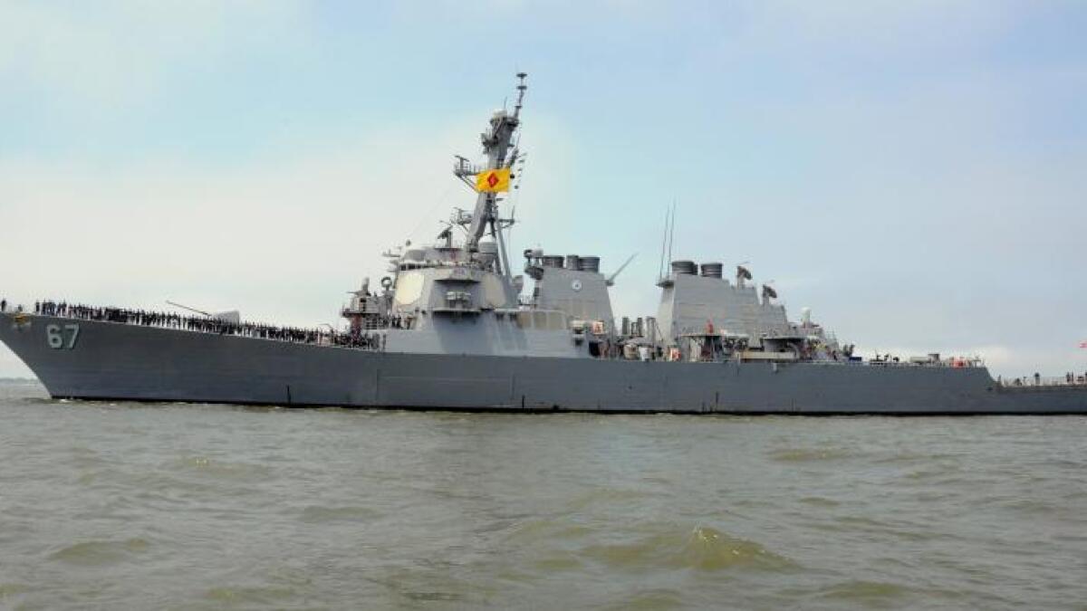 US sends Navy destroyer to patrol off Yemen