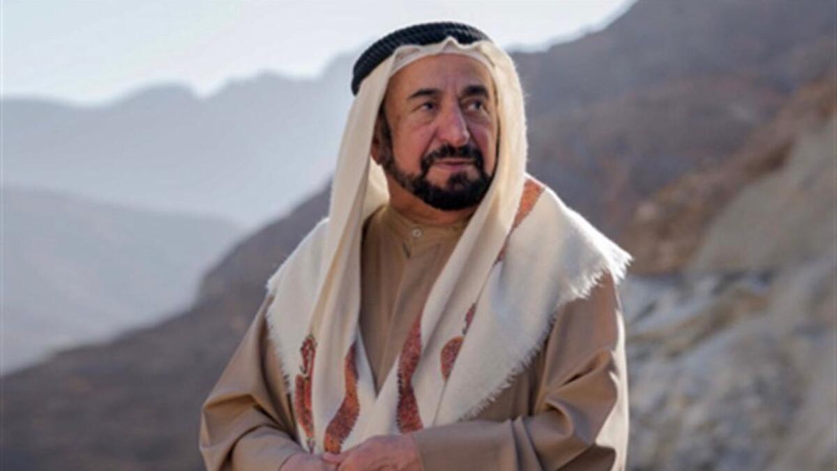 His Highness Sheikh Dr Sultan bin Muhammad Al Qasimi. Photo: Twitter/HH Sheikh Mohammed