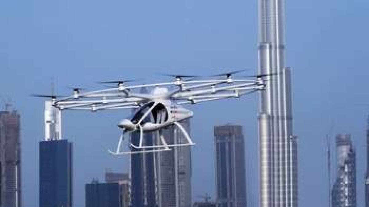 Video: Flying taxi takes off in Dubai in worlds 1st concept flight