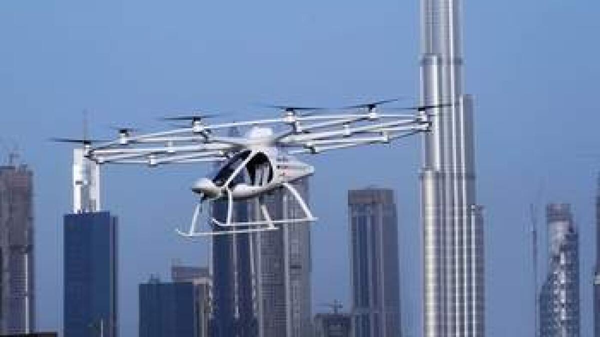 Video: Flying taxi takes off in Dubai in worlds 1st concept flight