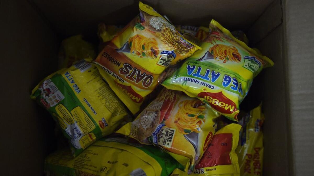Packets of Maggi noodles 