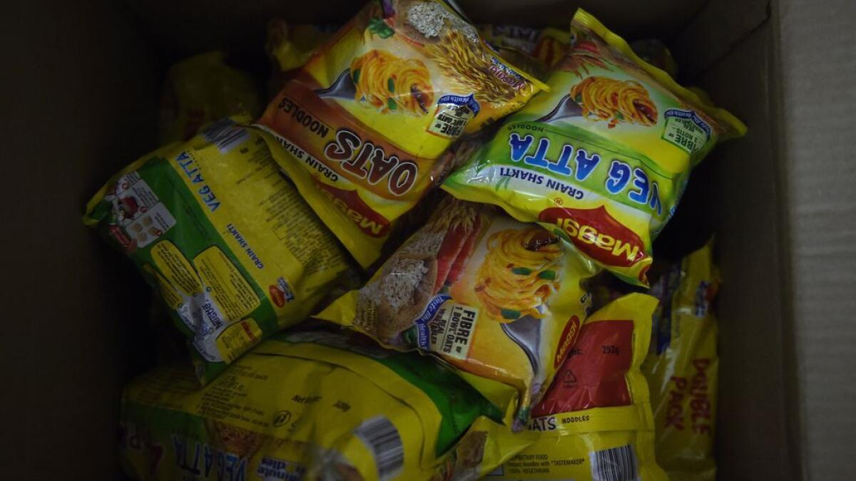 Packets of Maggi noodles 