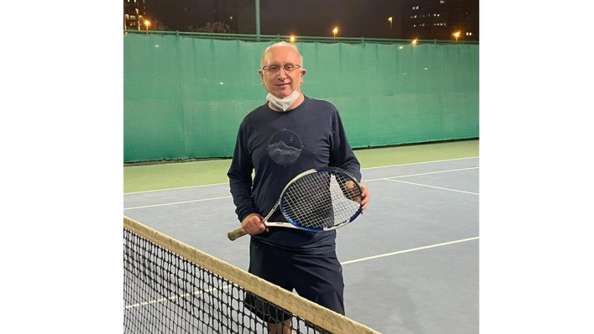 British expat David Young is a big tennis fan who watched Novak Djokovic live at the Mubadala Tennis in Abu Dhabi