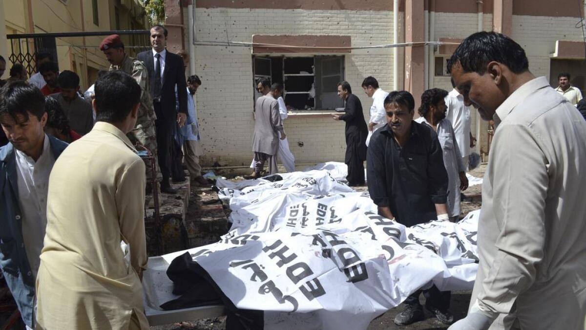 Bomb kills 2 police in Pakistan, mosque attacked