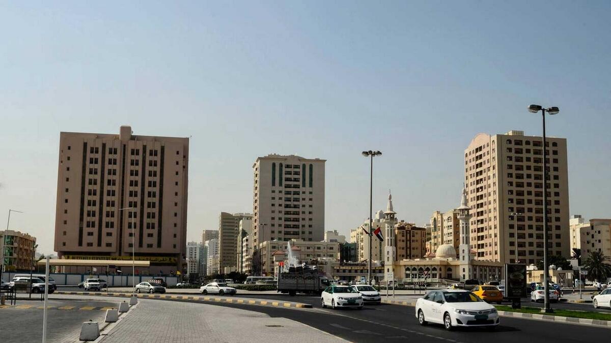 Sharjah route, Dh103-million, road project, UAE, two major squares, roundabout, intersections