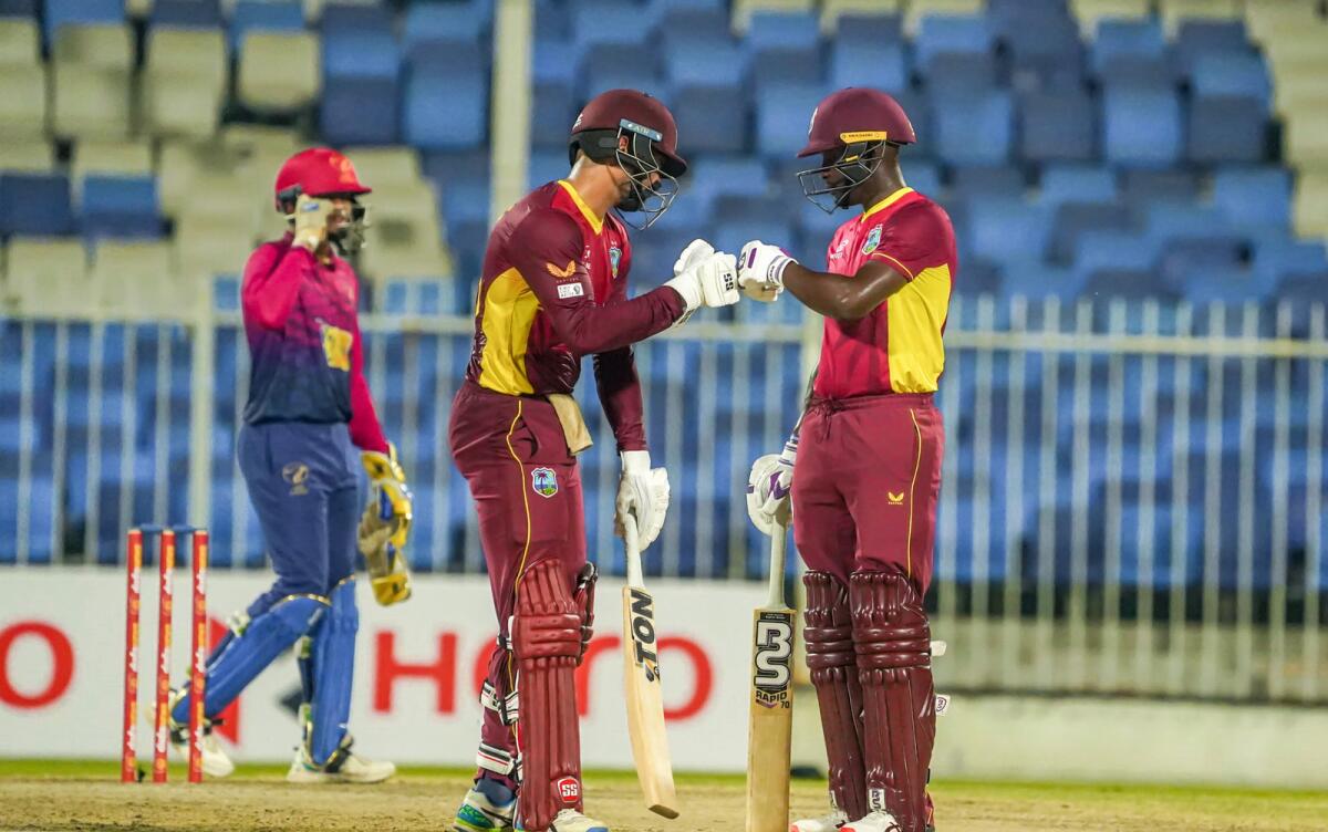 The West Indies batting line-up was too strong for UAE's attack. — Supplied photo